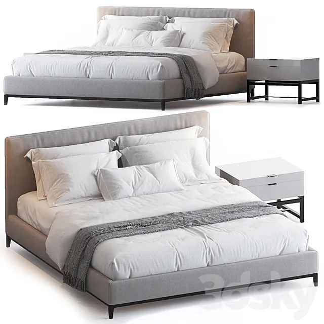 ANDERSEN BED BY MINOTTI 3D Model