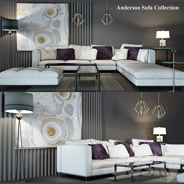 Anderson Sofa Collection 3D Model