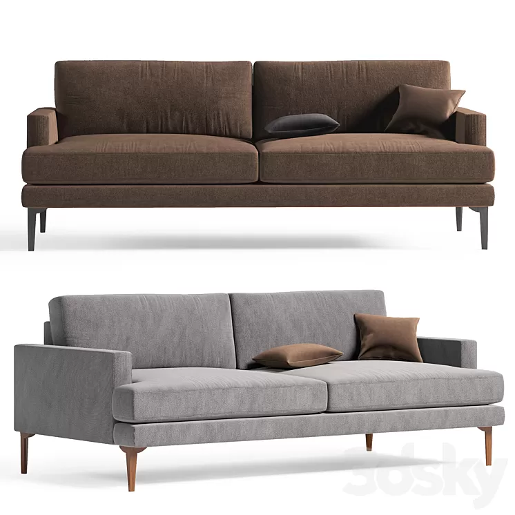 Andes Sofa Furniture 3D Model