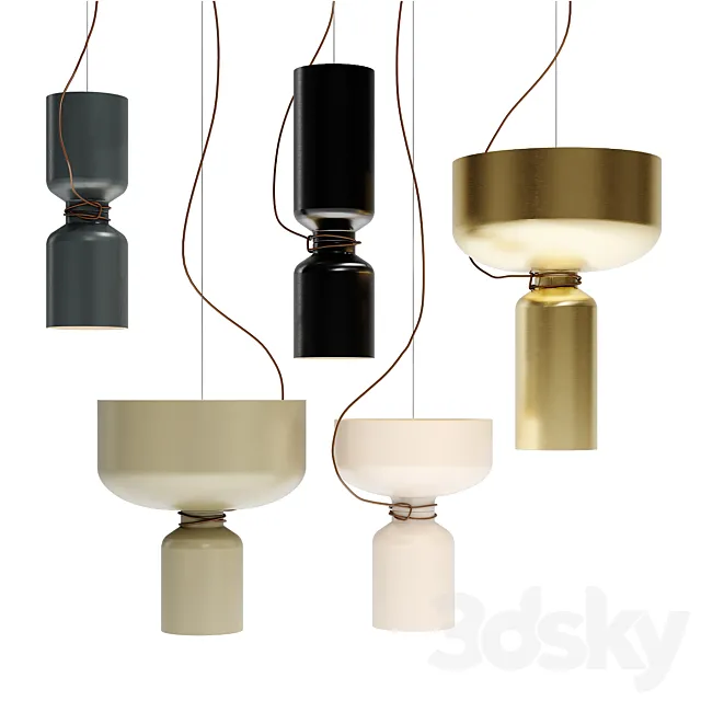 ANDlight SPOTLIGHT VOLUMES Pendant lamp 3D Model