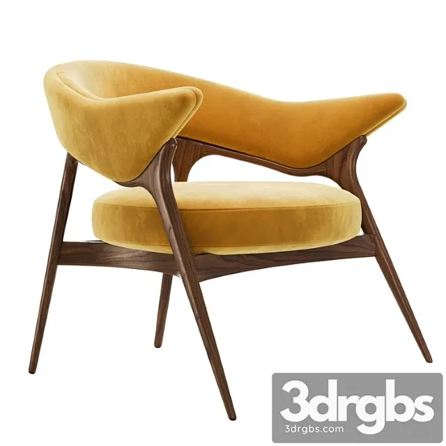Andorinha Armchair By Alma De Luce 6 3D Model Free