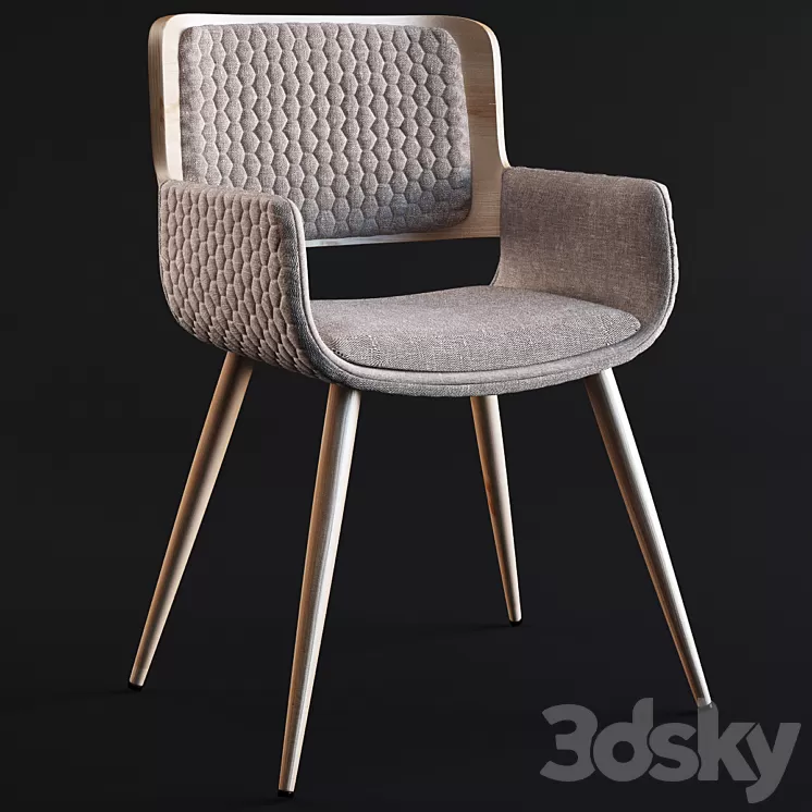 Andre stoel grijs - LaForma 3D Model