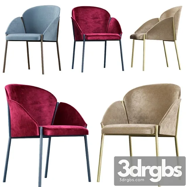 Andrea chair 2 3D Model Free