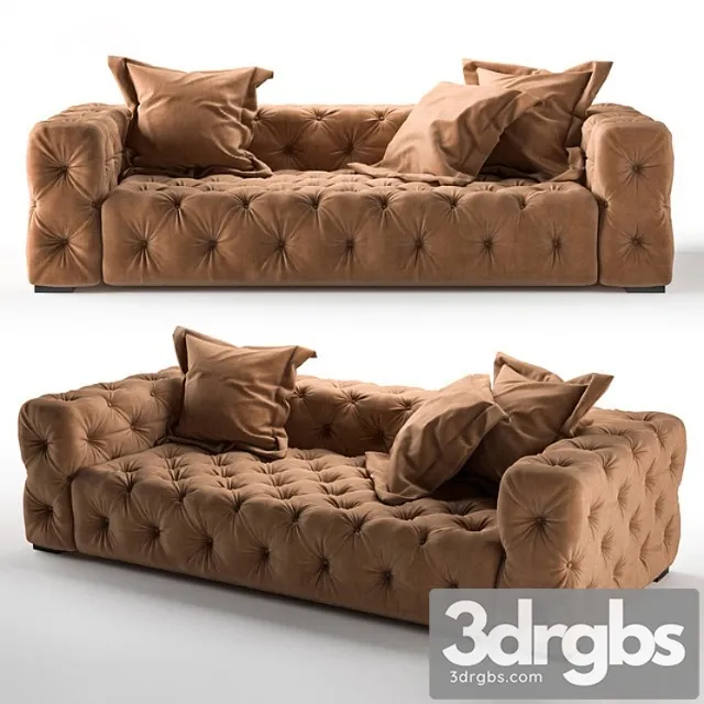 Andrea sofa and armchair 2 3D Model Free