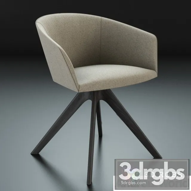 Andreu World Brandy Chair 3D Model Free
