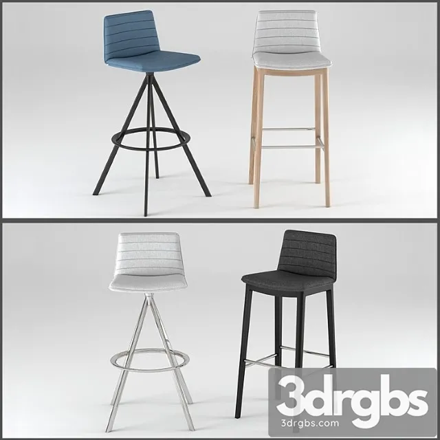 Andreu World Flex Stool 3D Model Free