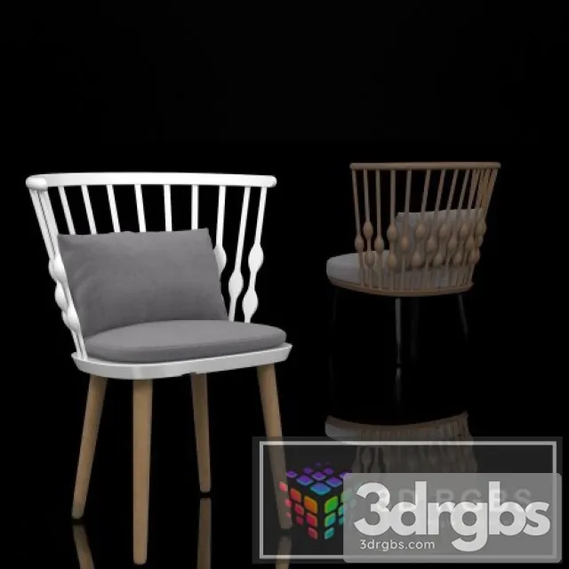 Andreu World Nub So 1420 Chair 3D Model Free