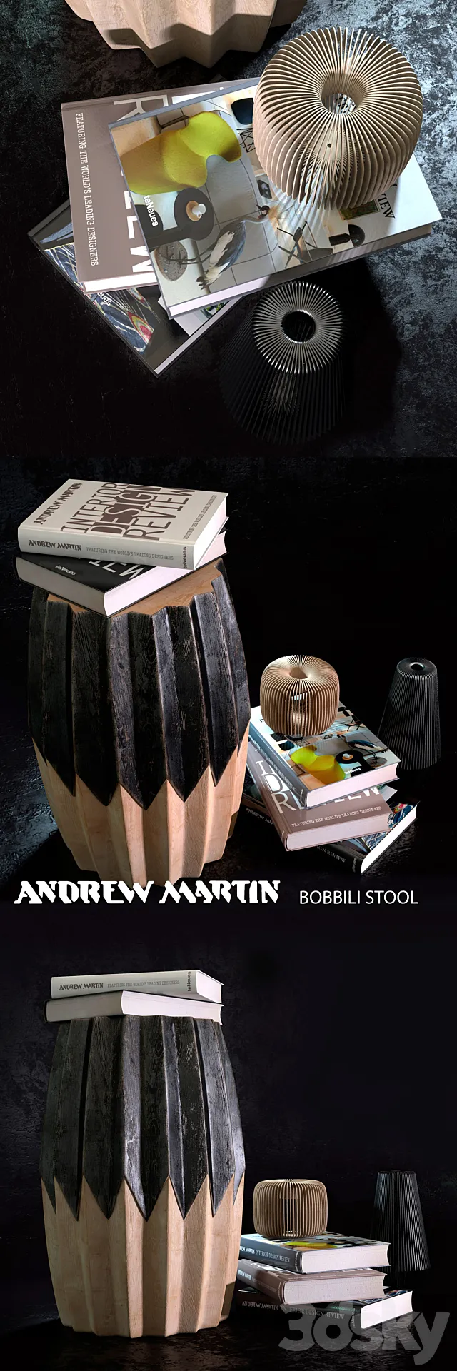 Andrew Martin - Bobbili stool 3DModel
