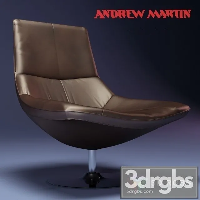 Andrew Martin Carlotta Armchair 3D Model Free