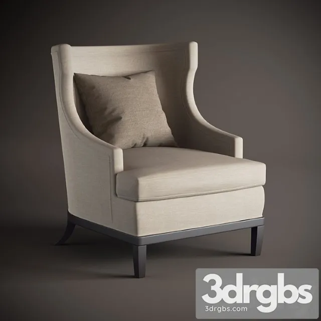 Andrew Martin Northumberland Chair 3D Model Free