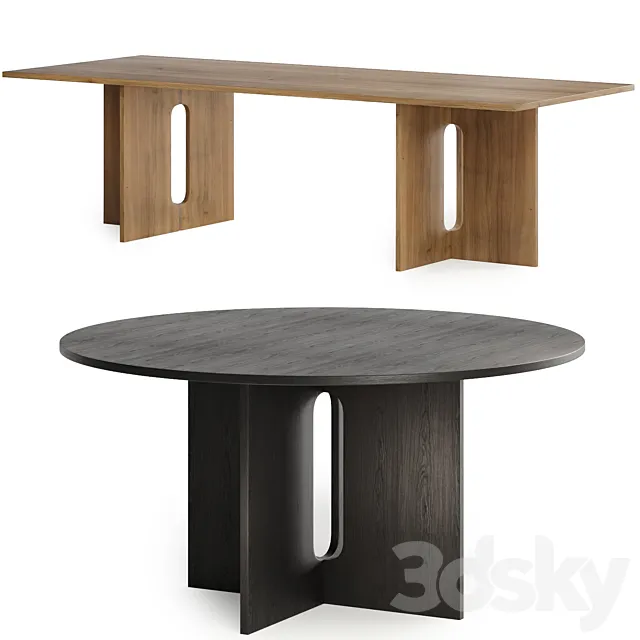 Androgyne dining table 3D Model