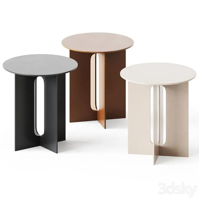 Androgyne Side Table By Menu 3D Model