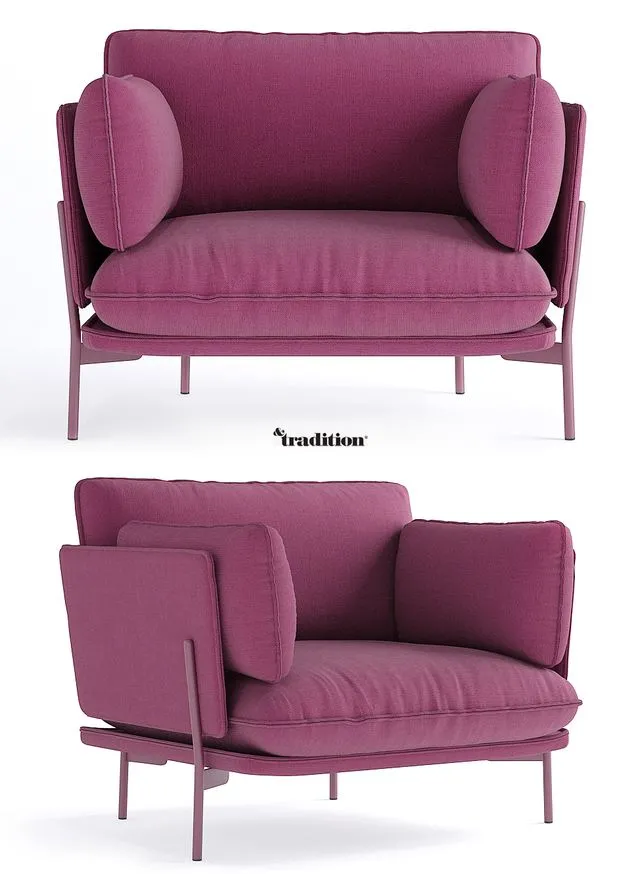 Andtradition cloud chair 3D Model