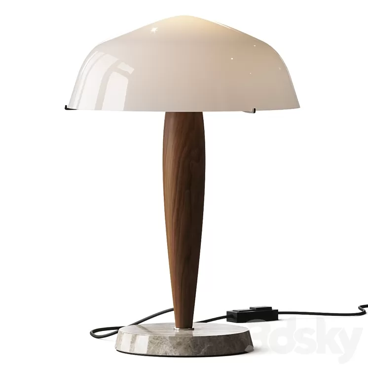 AndTradition Herman Table Lamp 3D Model Free