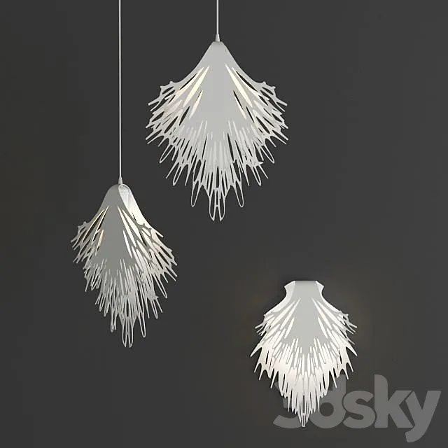 Anemone lamp 3D Model