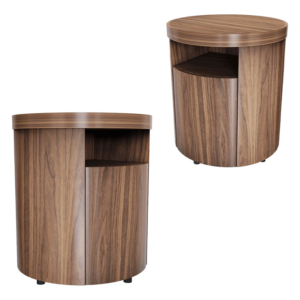 Angel Cerda - Round bedside table 7051 3D Model