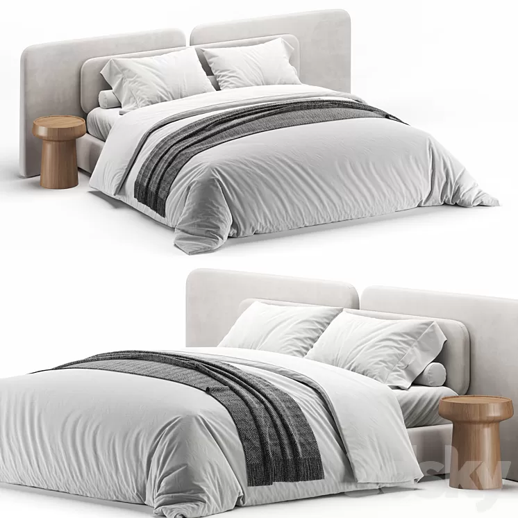 Angelo Bed 3D Model Free