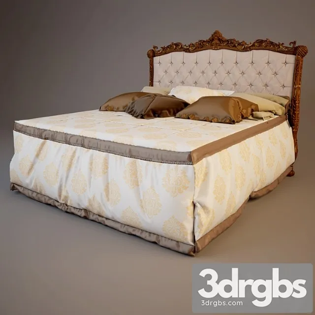 Angelo Cappellini Bed 3D Model Free