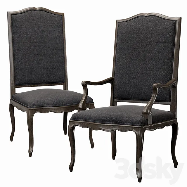 Angelo Cappellini Chair 30135 3D Model