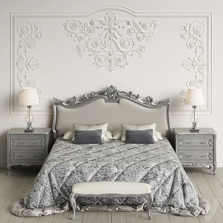 Angelo Cappellini Giglio Bedroom 3D Model Free