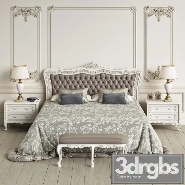 Angelo Cappellini Itaca Bed 3D Model Free