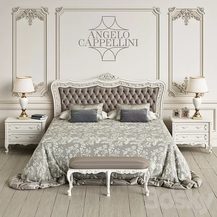 Angelo Cappellini Itaca Bedroom 3D Model