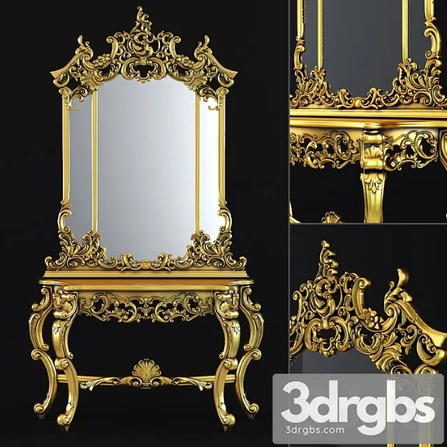 Angelo cappellini konsol 2 3D Model Free