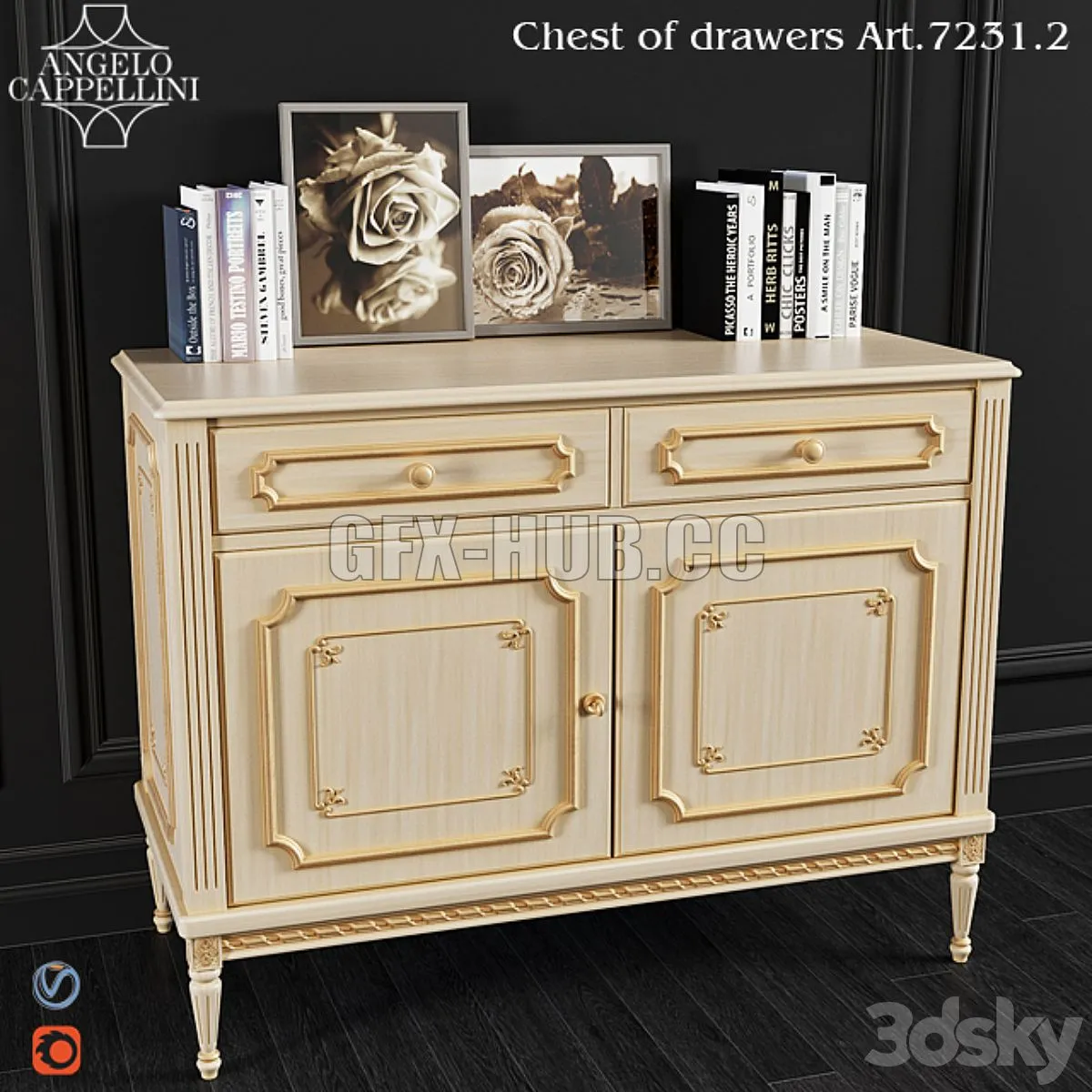 Angelo Cappellini Mantegna 3D Model