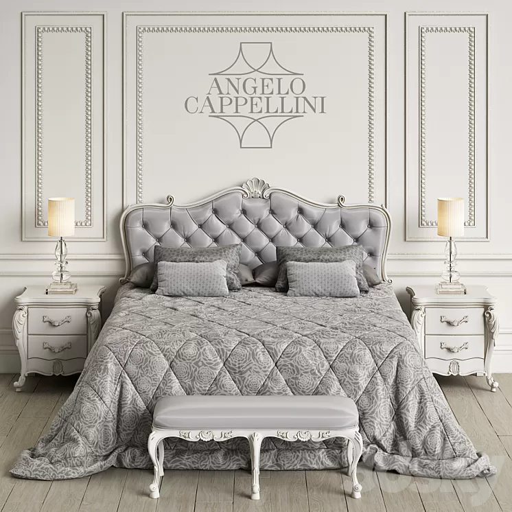 Angelo Cappellini Ponza Bedroom 3D Model Free