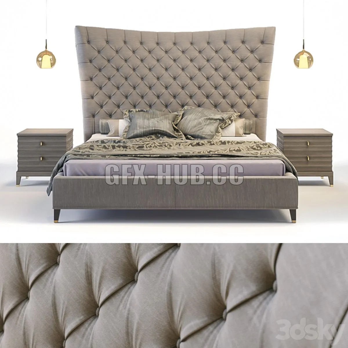 Angelo Cappellini TOSCA W-245 D-257 H-182 3D Model