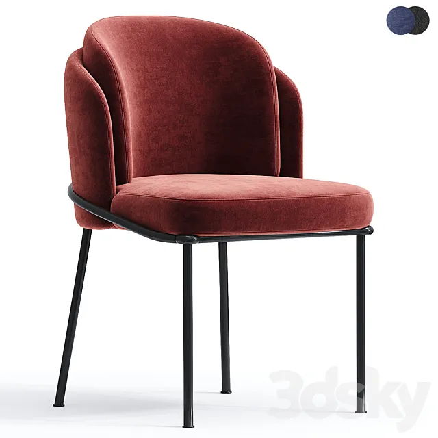 Angelo Dining Chair 3D Model