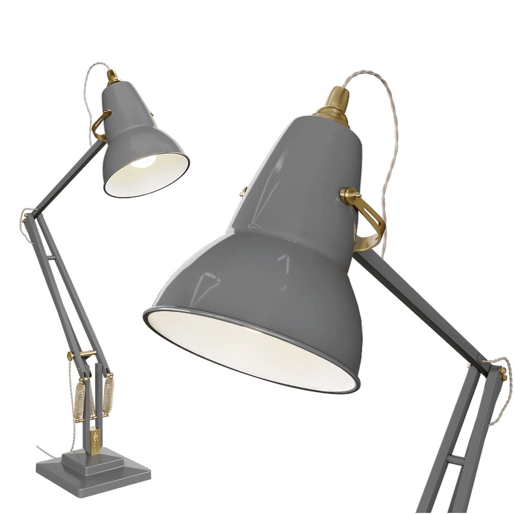 Anglepoise - Desk lamp Original 1227 Brass 3D Model