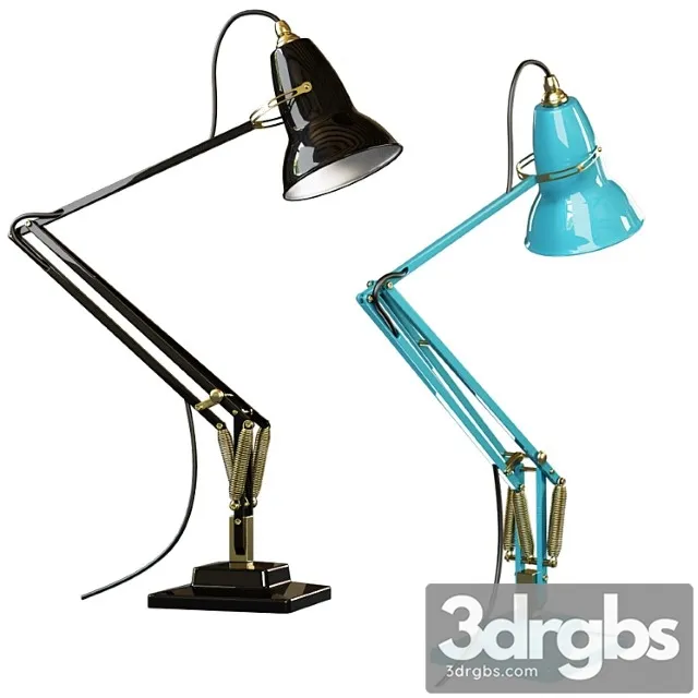 Anglepoise original 1227 ™ brass desk lamp 3D Model Free