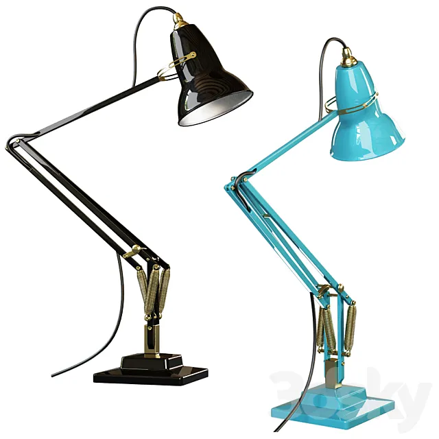 Anglepoise ORIGINAL 1227 ™ BRASS DESK LAMP 3D Model