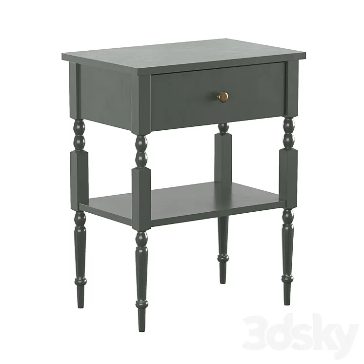 Angy bedside table by La Redoute 3D Model Free