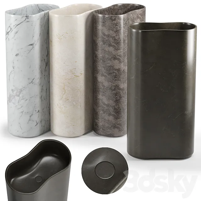 ANIMA | Freestanding washbasin by salvatori 3DModel