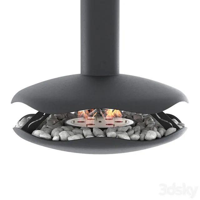 Animated bio-fireplace Perola Free Download