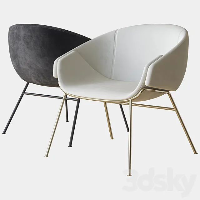anita armchair sp01 3D Model