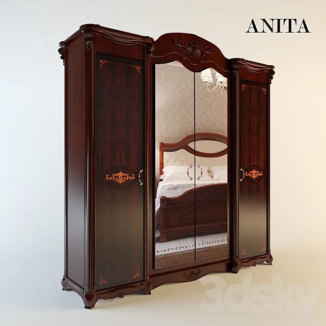 Anita Wardrobe 3D Model