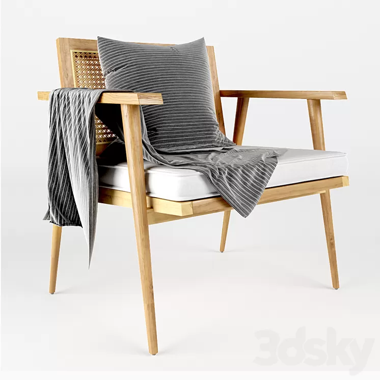 Anja Occasional Chair 3D Model