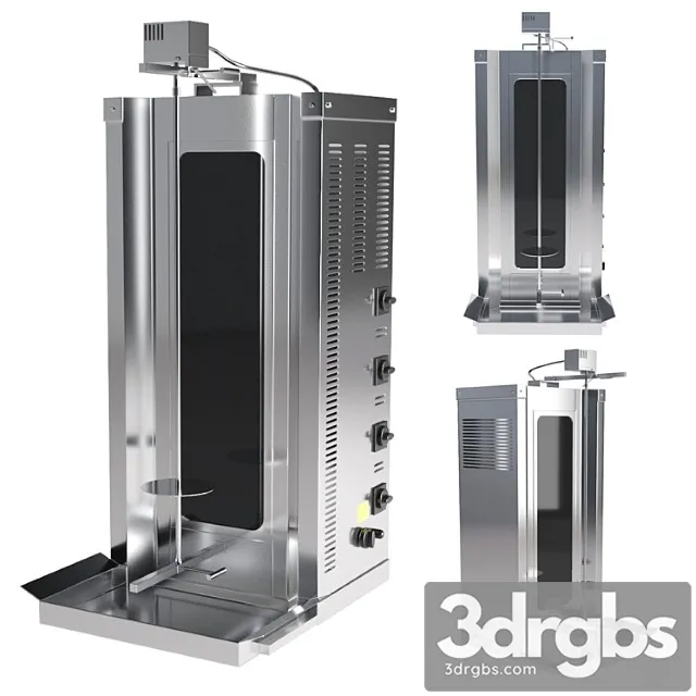 Ankemoller ed50p shawarma machine 2 3D Model Free