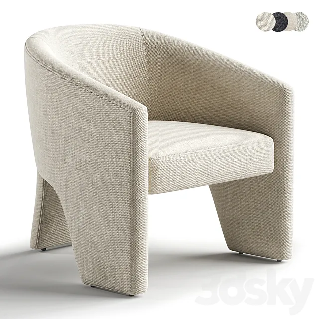 Anne Armchair 3D Model