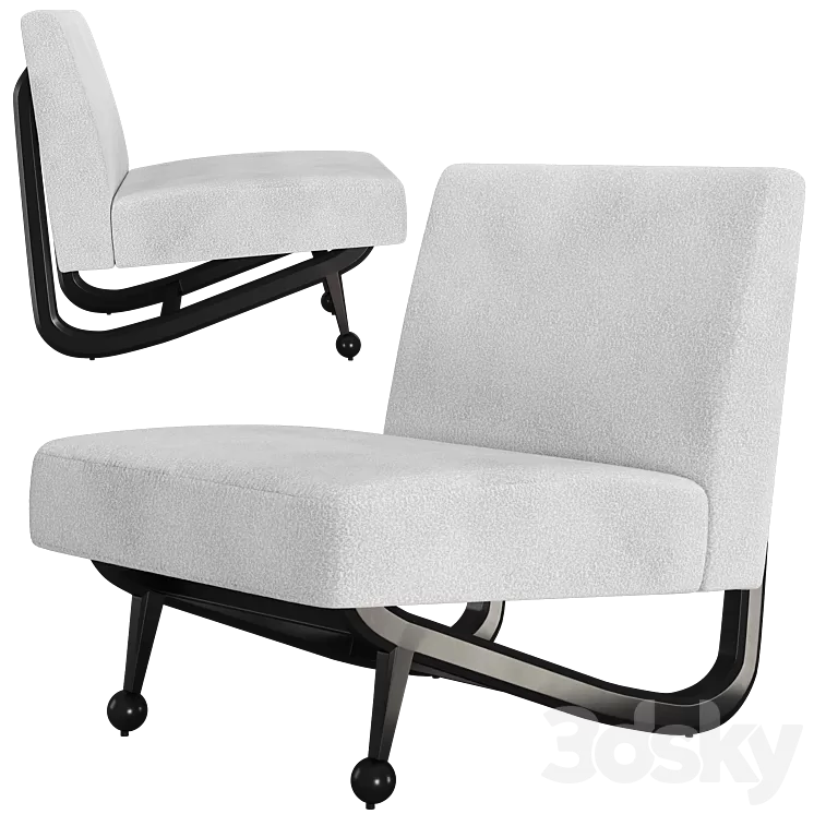ANNELI SLIPPER CHAIR 3D Model