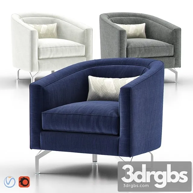 Annette cabriole armchair