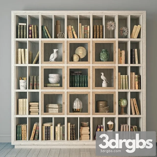 Annibale colombo w1240 library 2 3D Model Free