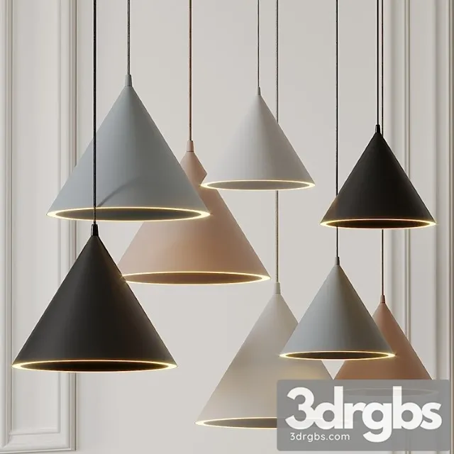 Annular pendant lamps by mintbliss 3D Model Free