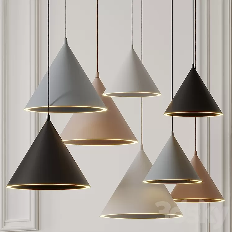 ANNULAR Pendant Lamps by Mintbliss 3D Model