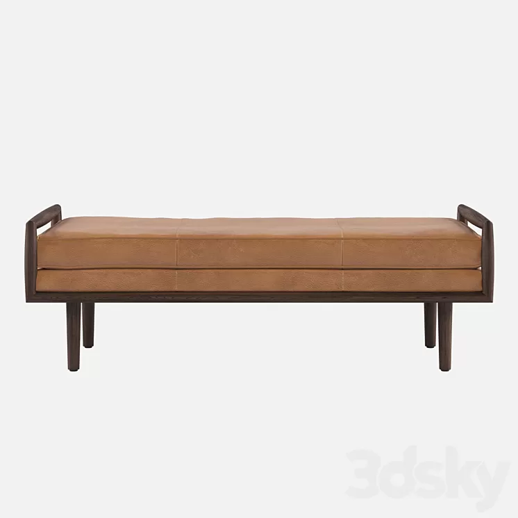 Ansa Charme Tan Bench 3D Model