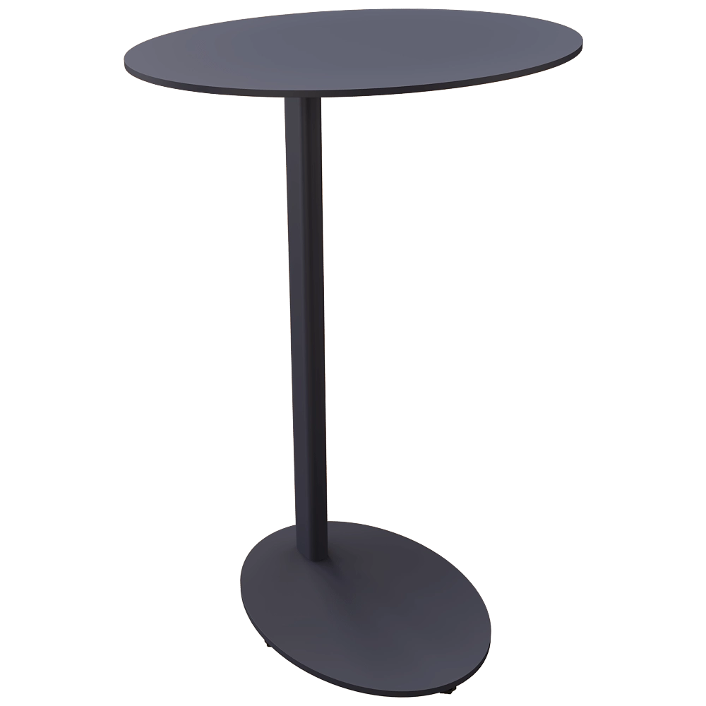 Ansen  - Bedside table MONO oval 2 3D Model