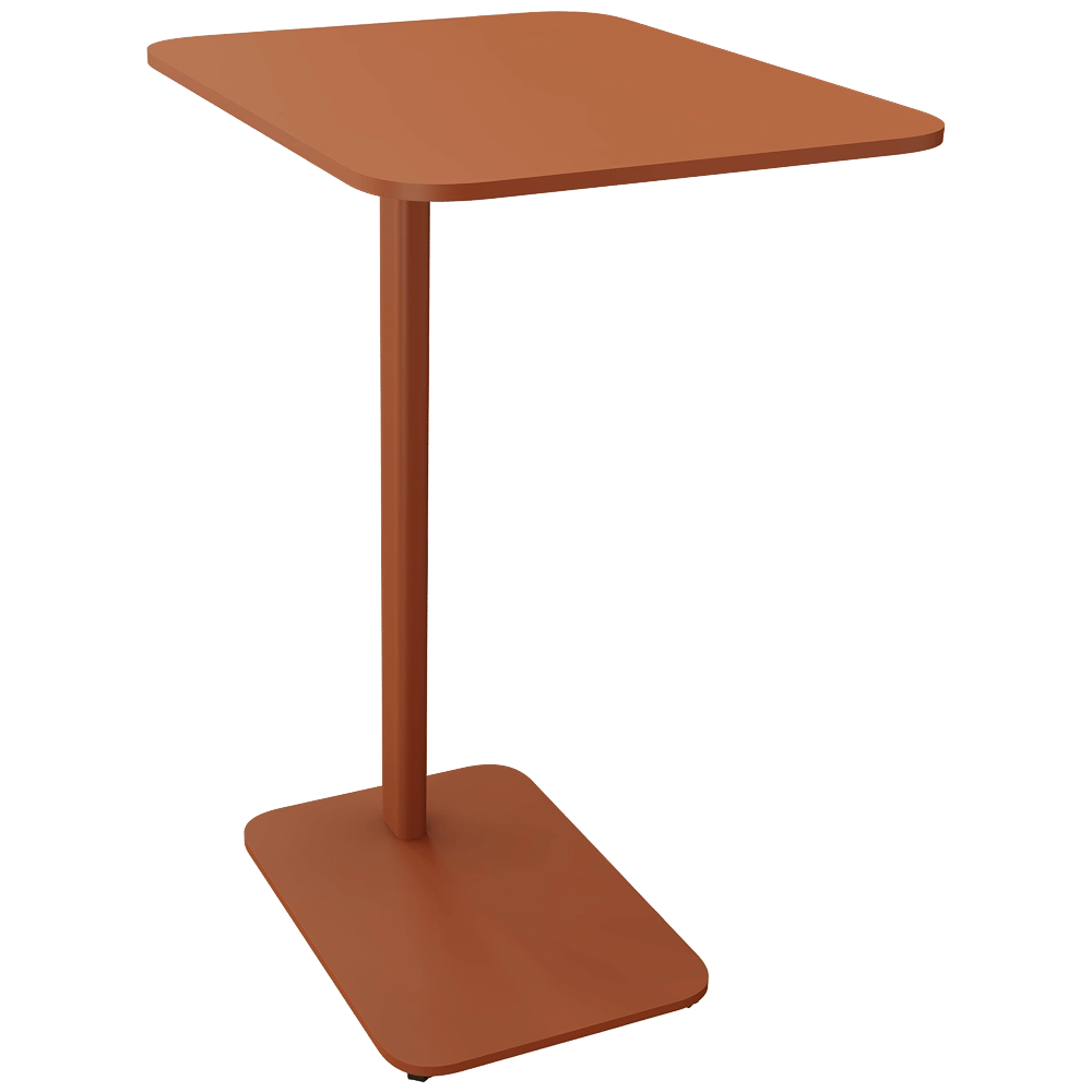 Ansen  - Bedside table MONO rectangular 3D Model